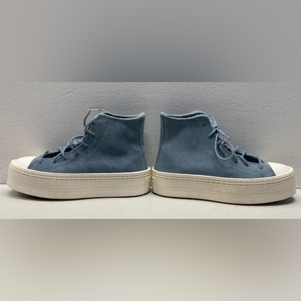 Converse Cocoon Blue Suede All Star Modern Platform Sneakers, M5/W7, like new